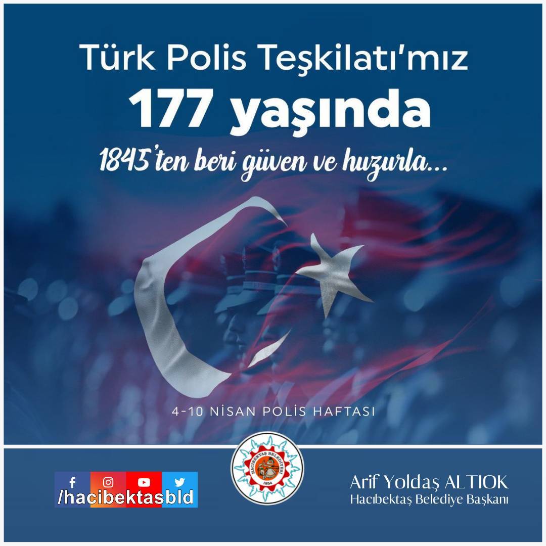 Türk Polis Teşkilatı’mızın 177. Kuruluş Yıldönümünü Kutlu Olsun